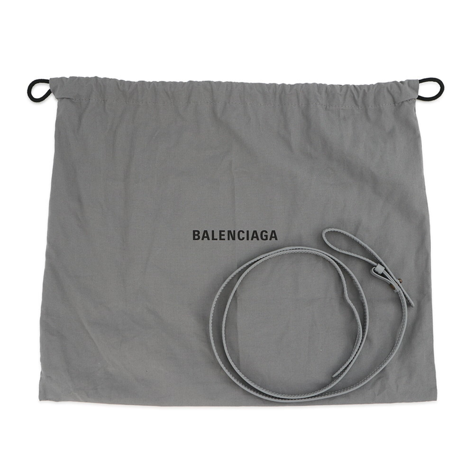 Balenciaga Gray Nylon Handbag Pouch