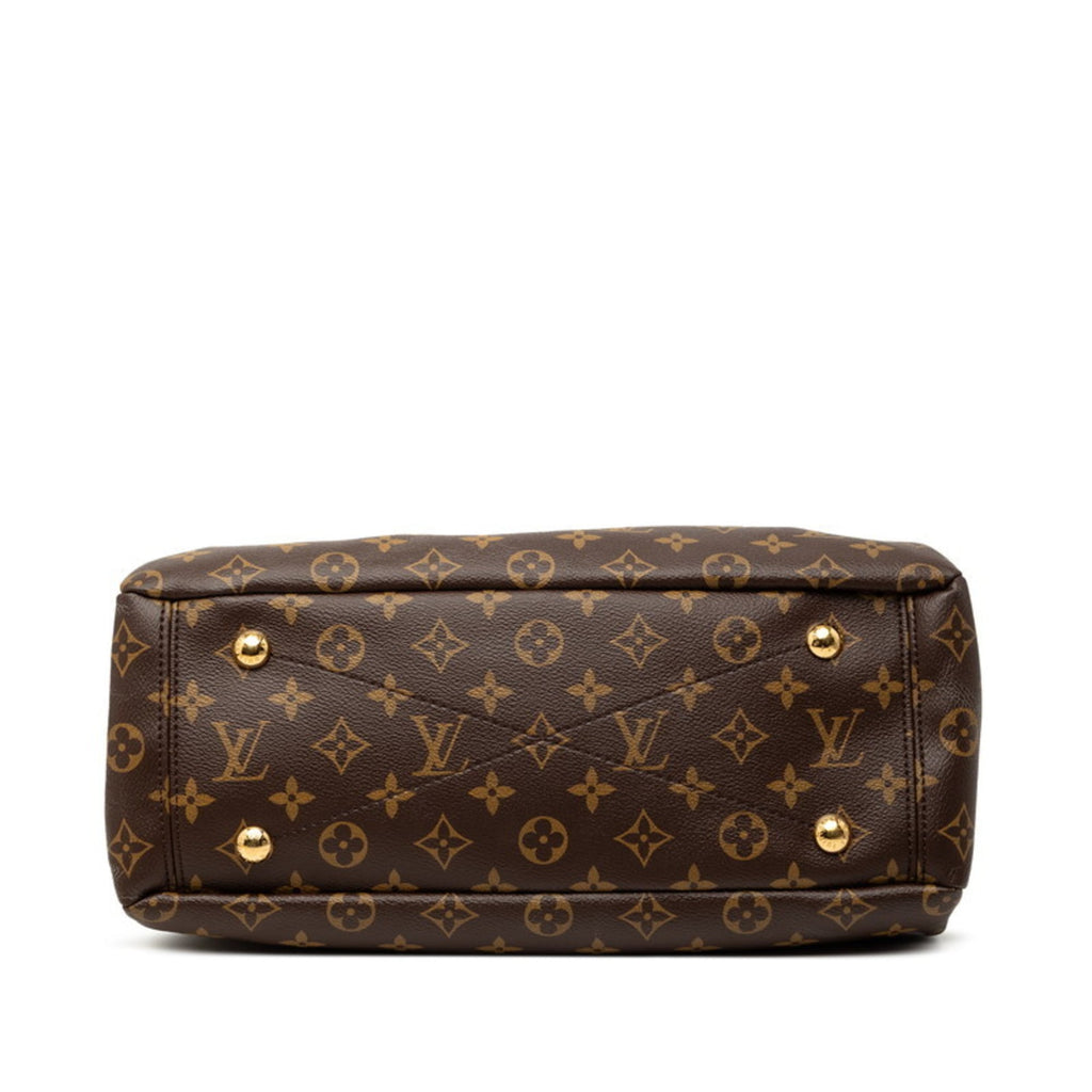 Louis Vuitton Black Brown Monogram Monogram Handbag Shoulder Bag