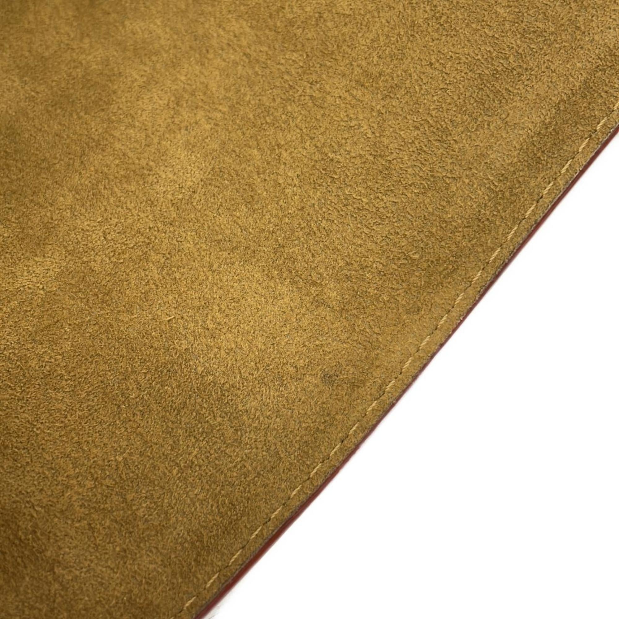 Louis Vuitton Marron Coated Canvas Shoulder Bag