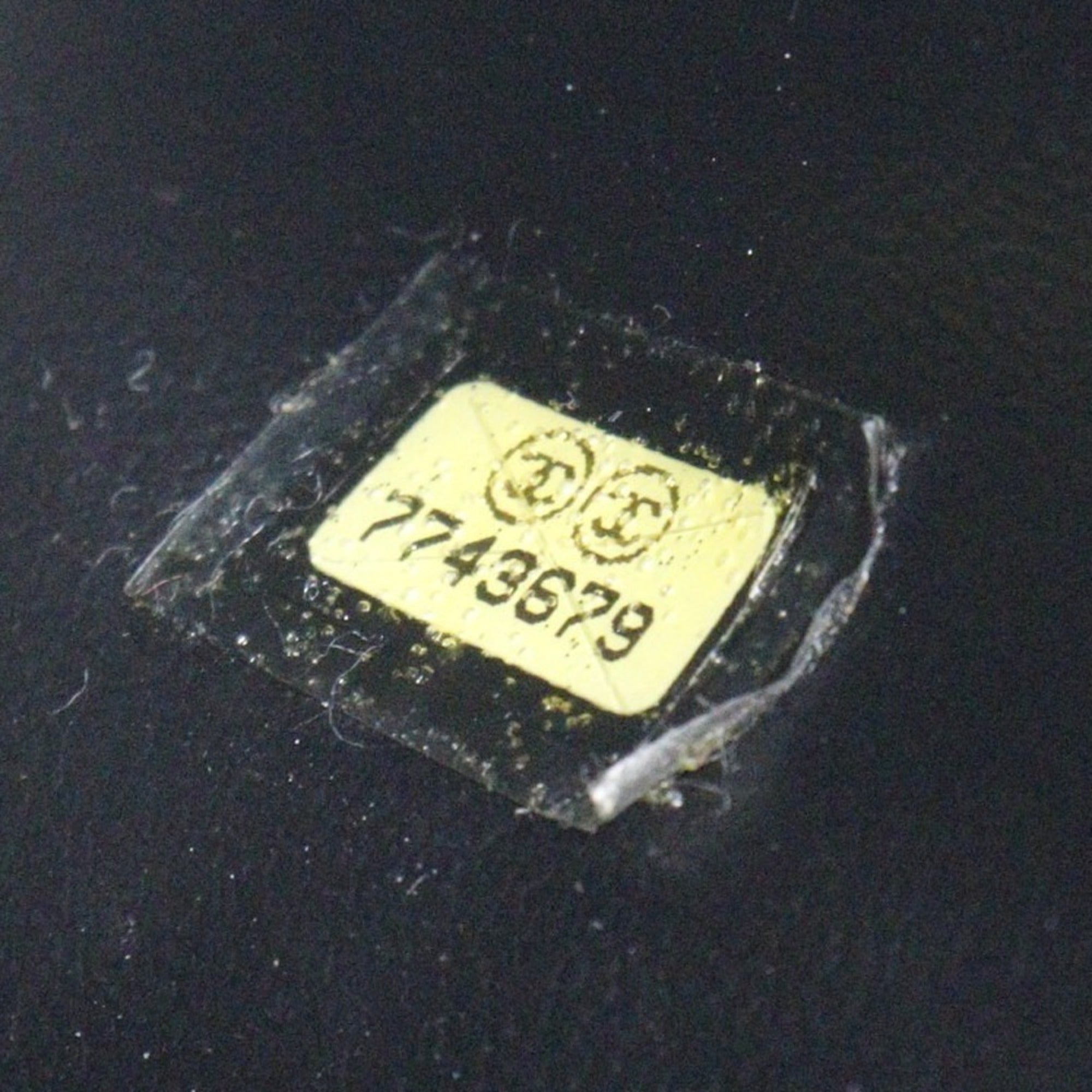 Chanel Black Caviar Leather Handbag Pouch