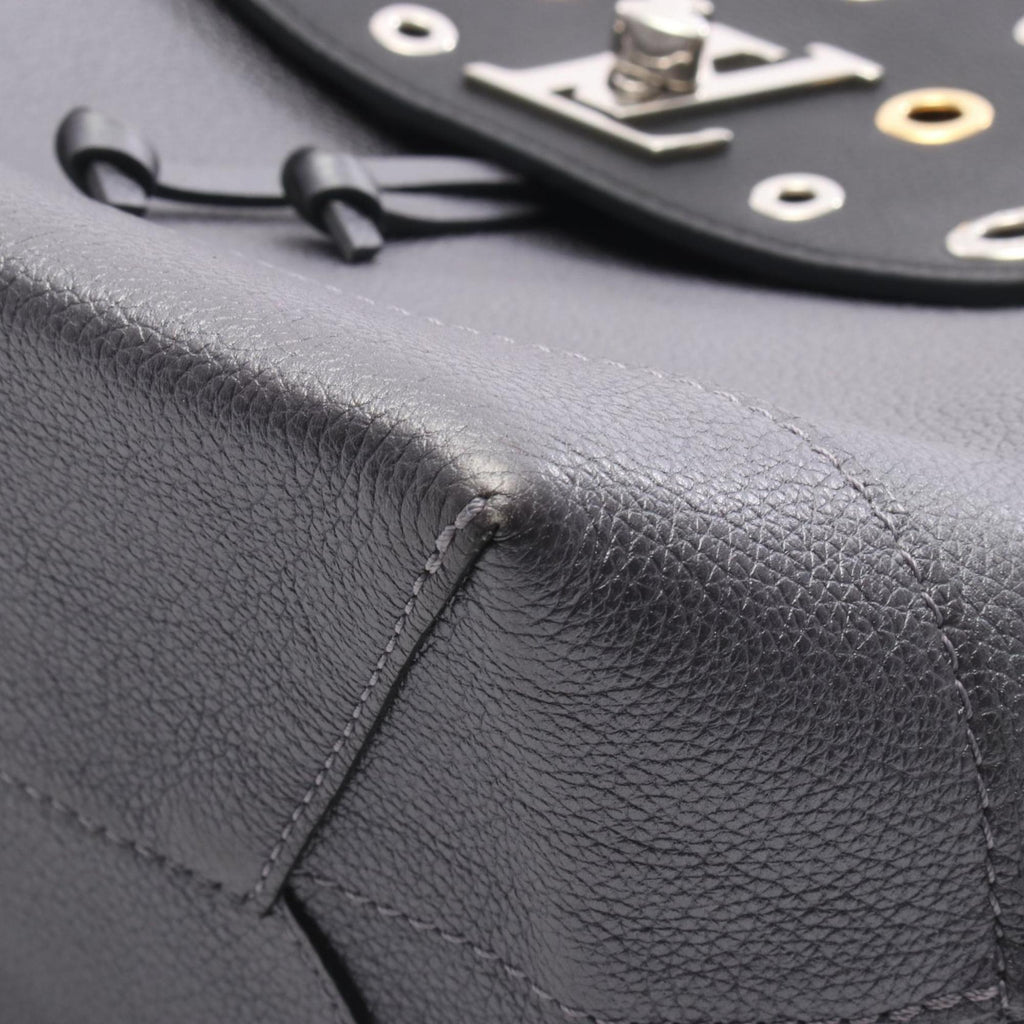 Louis Vuitton Gray Leather Backpack