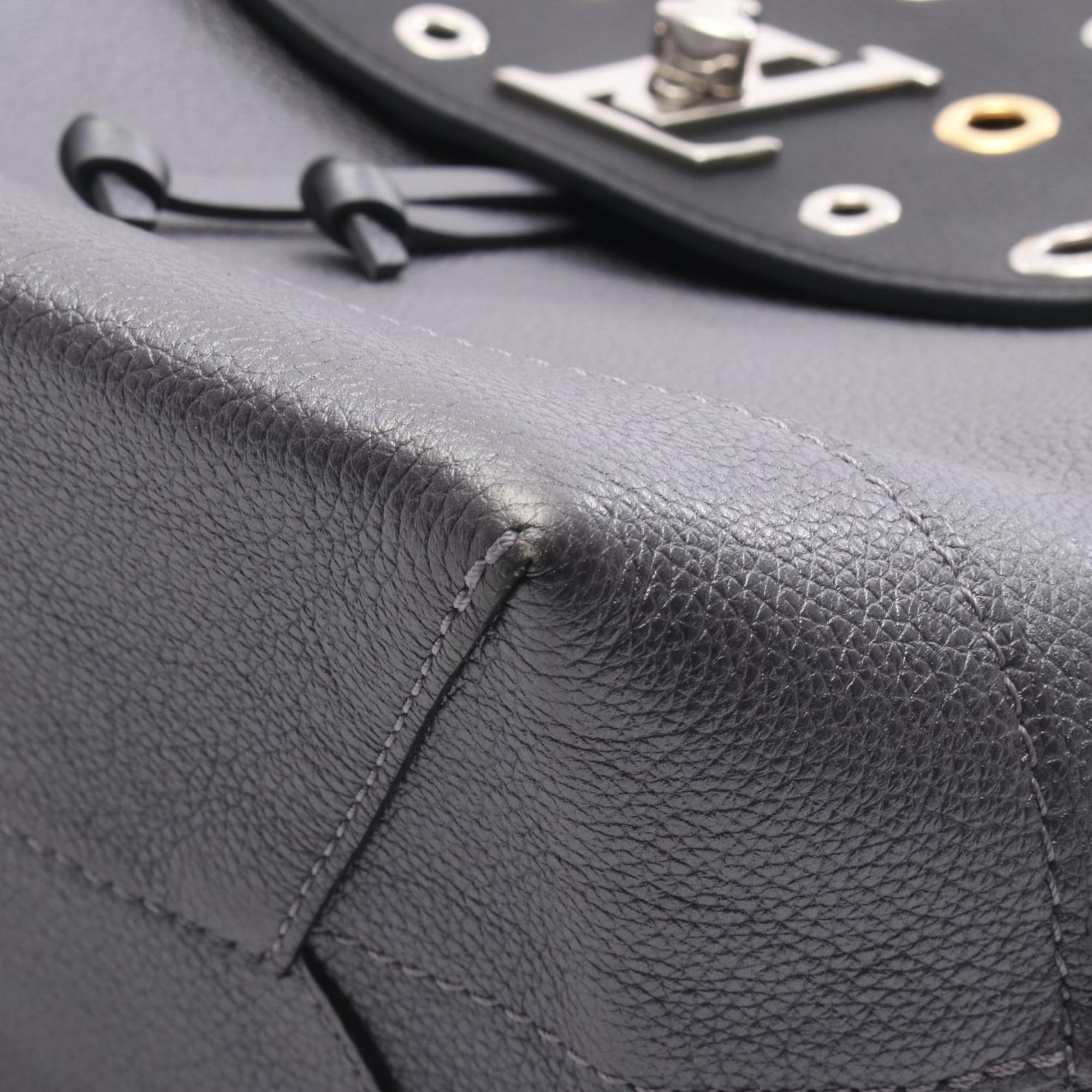 Louis Vuitton Gray Leather Backpack