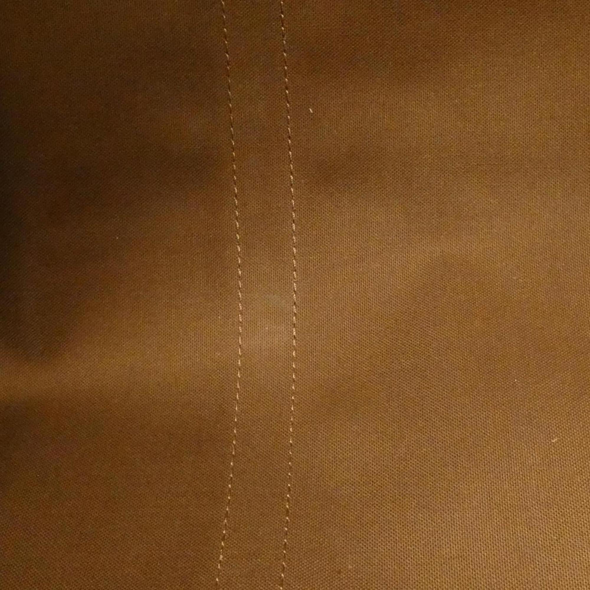 Louis Vuitton Monogram Brown Coated Canvas Boston Bag