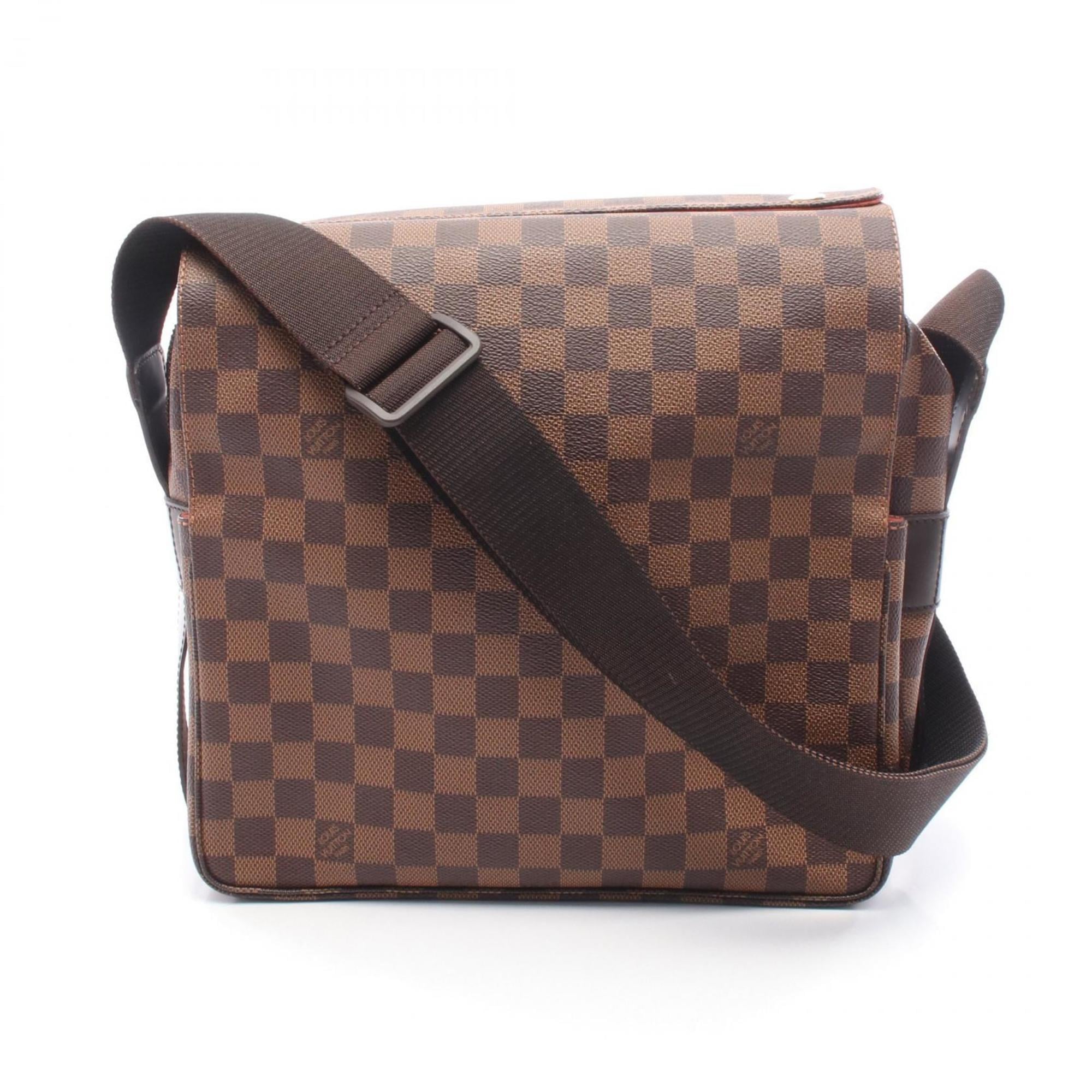 Louis Vuitton Brown Damier Canvas Ebene Coated Canvas Leather Shoulder Bag