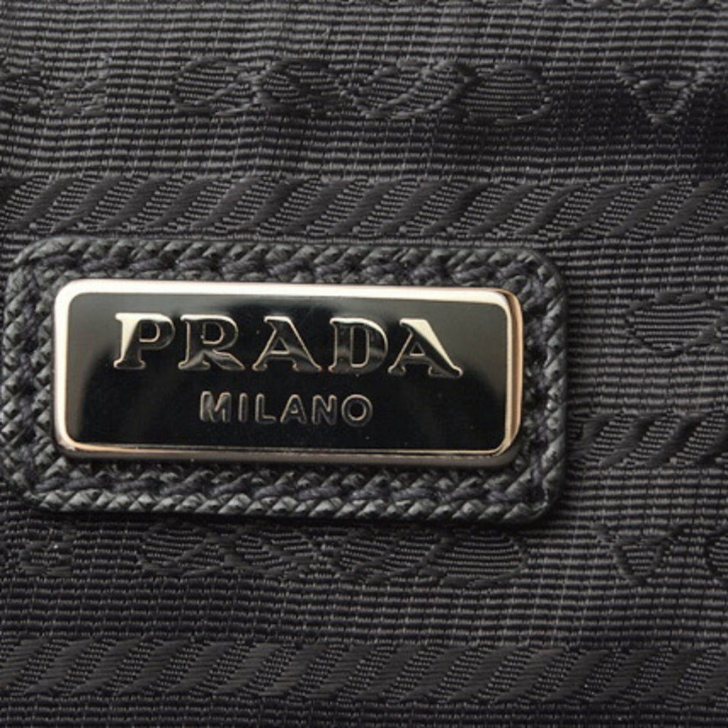 Prada Black Saffiano Clutch Bag Pouch