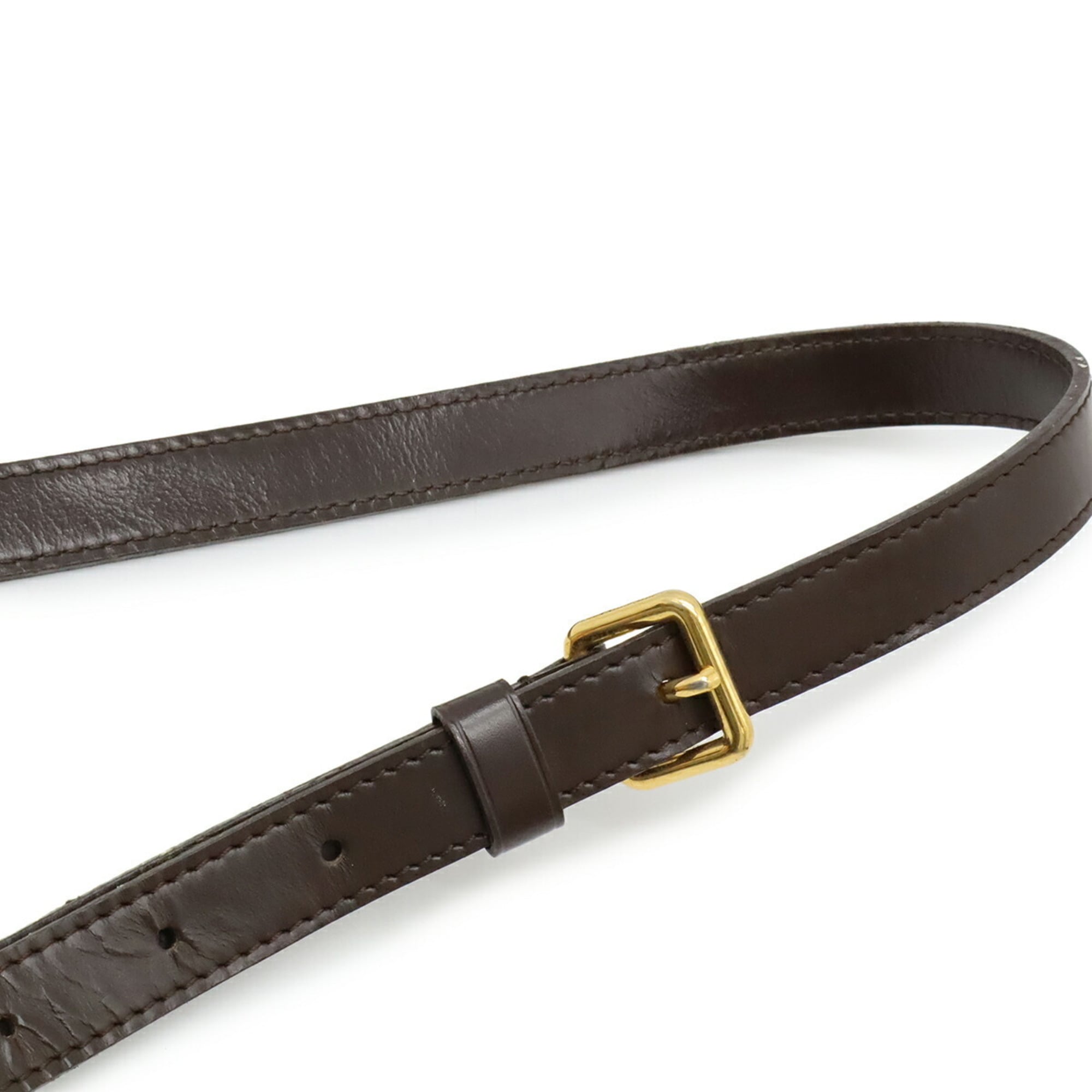 Louis Vuitton Brown Pvc Shoulder Bag