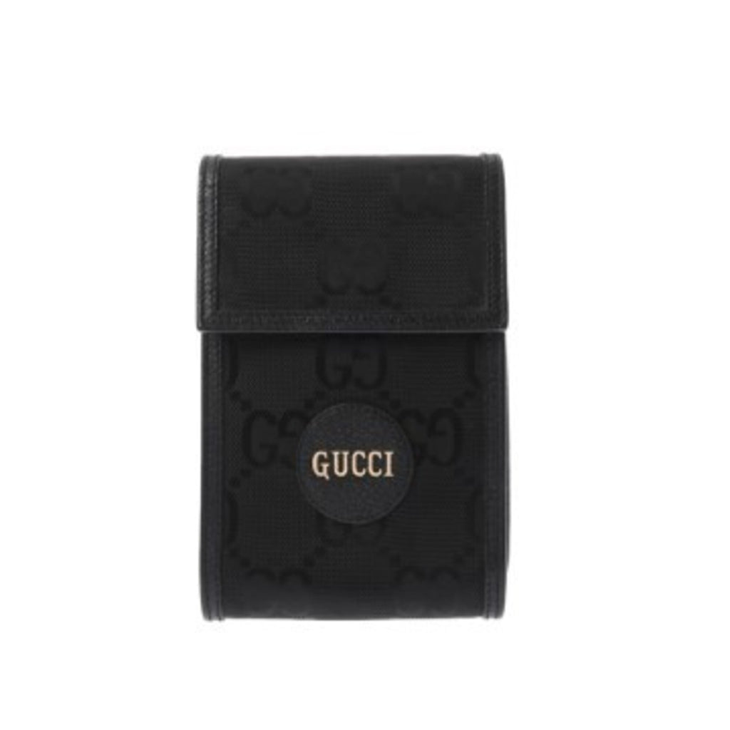Gucci Black Leather Nylon Shoulder Bag (Pre-Owned)