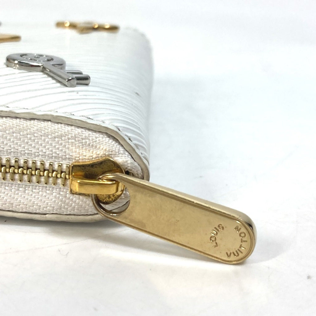 Louis Vuitton Epi Blanc White Epi Leather Coin Purse/Coin Case