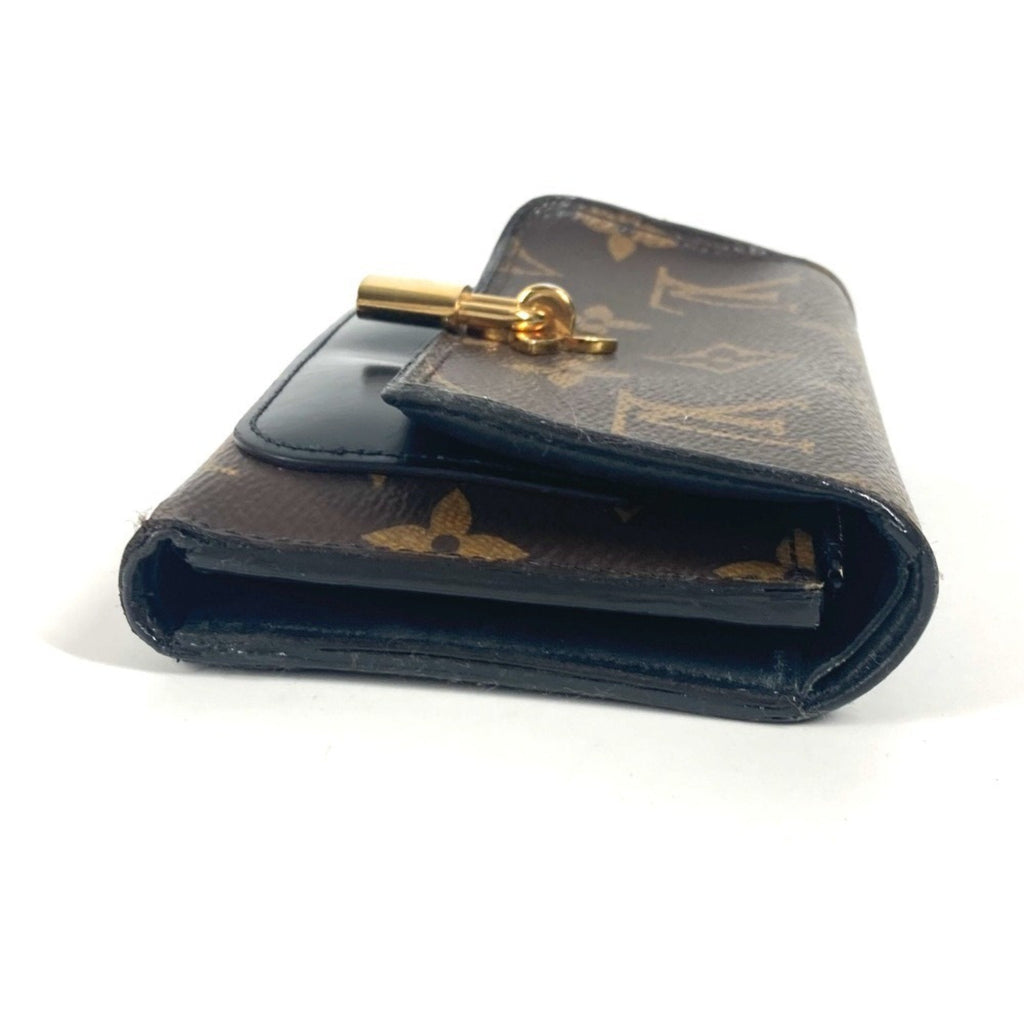 Louis Vuitton Monogram Black Brown Monogram Wallet (Tri-Fold)
