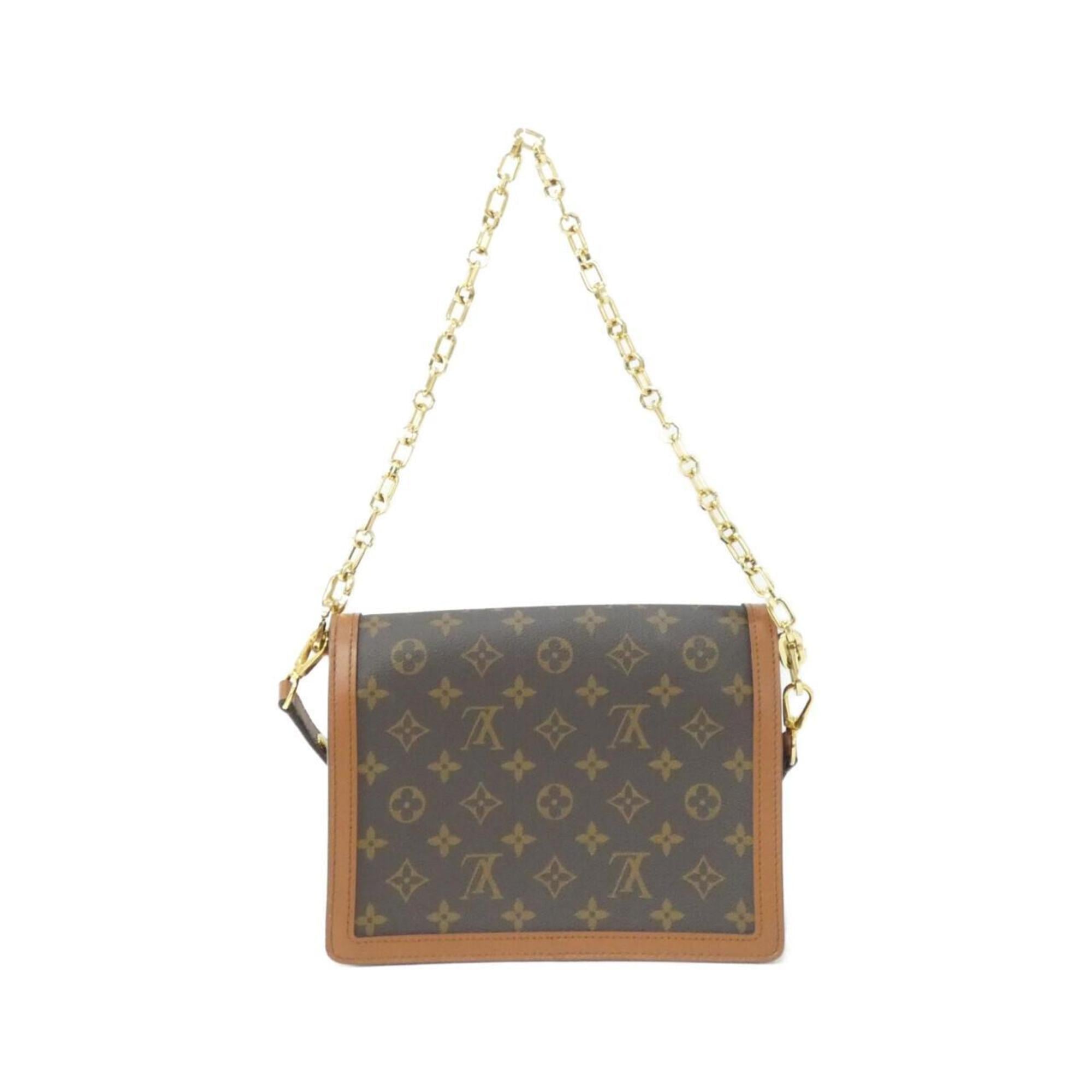Louis Vuitton Marron Coated Canvas Shoulder Bag