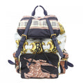 Burberry Blue Navy Pink Handbag