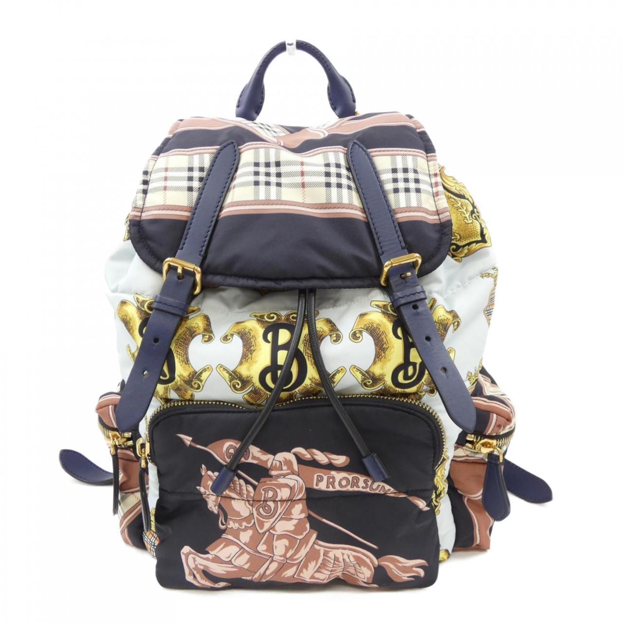 Burberry Blue Navy Pink Handbag