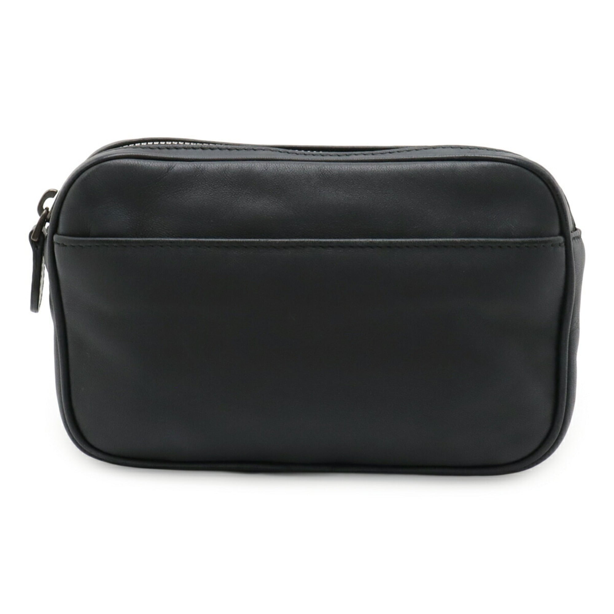 Bottega Veneta Black Intrecciato Fanny Pack Pouch