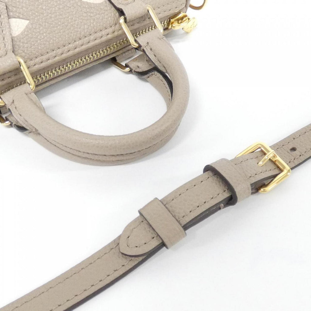 Louis Vuitton Tourterelle Leather Boston Bag