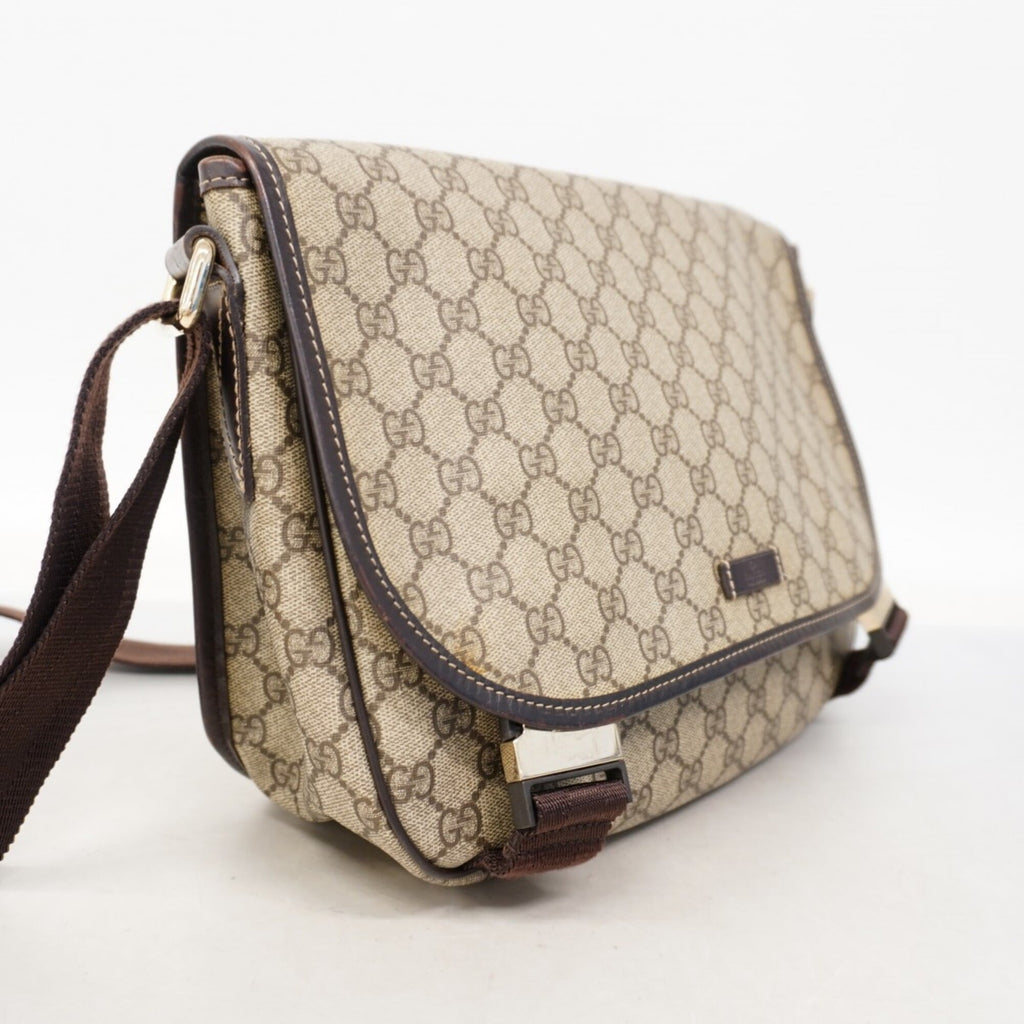 Gucci Brown Pvc Shoulder Bag (Pre-Owned)