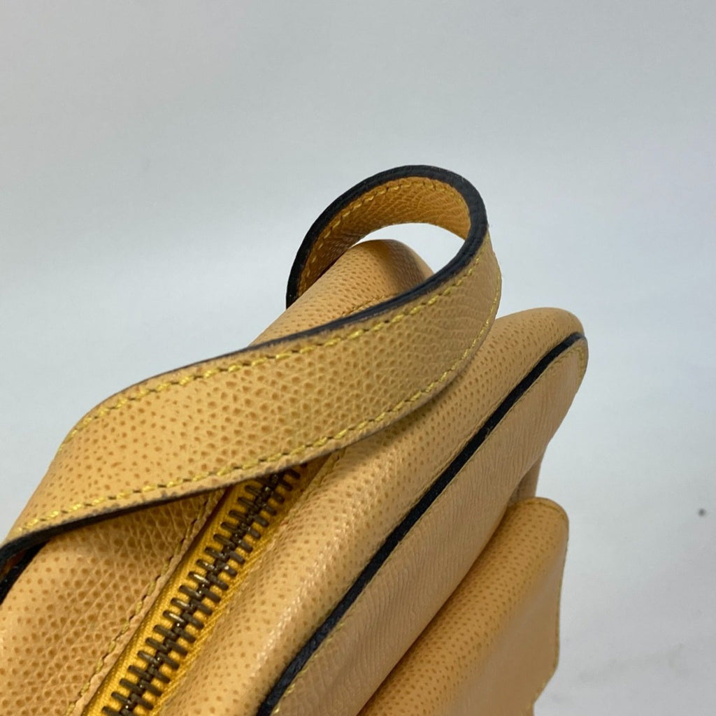 Celine Beige Leather Backpack