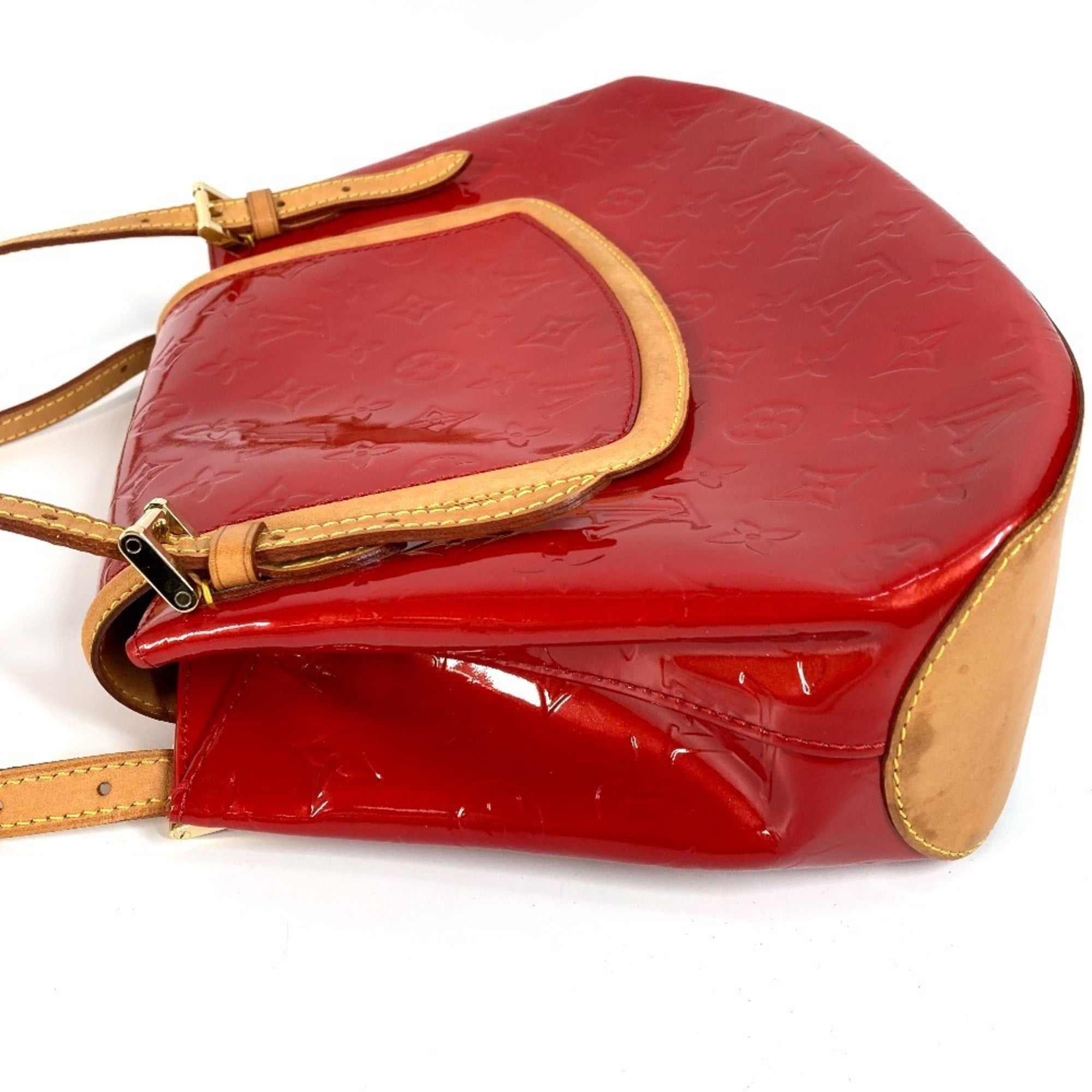 Louis Vuitton Monogram Vernis Red Color Rouge Monogram Vernis Shoulder Bag