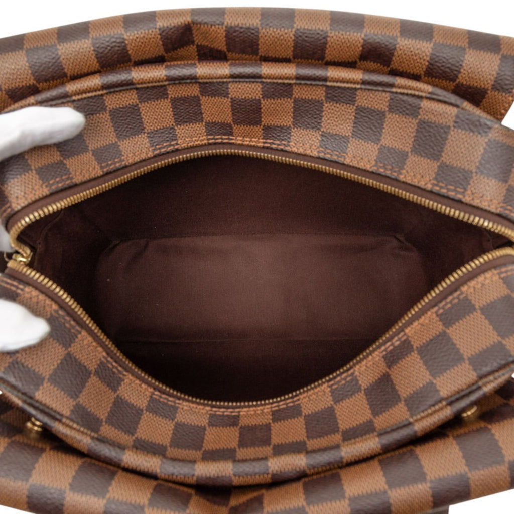 Louis Vuitton Brown Damier Canvas Ebene Leather Pvc Messenger Bag