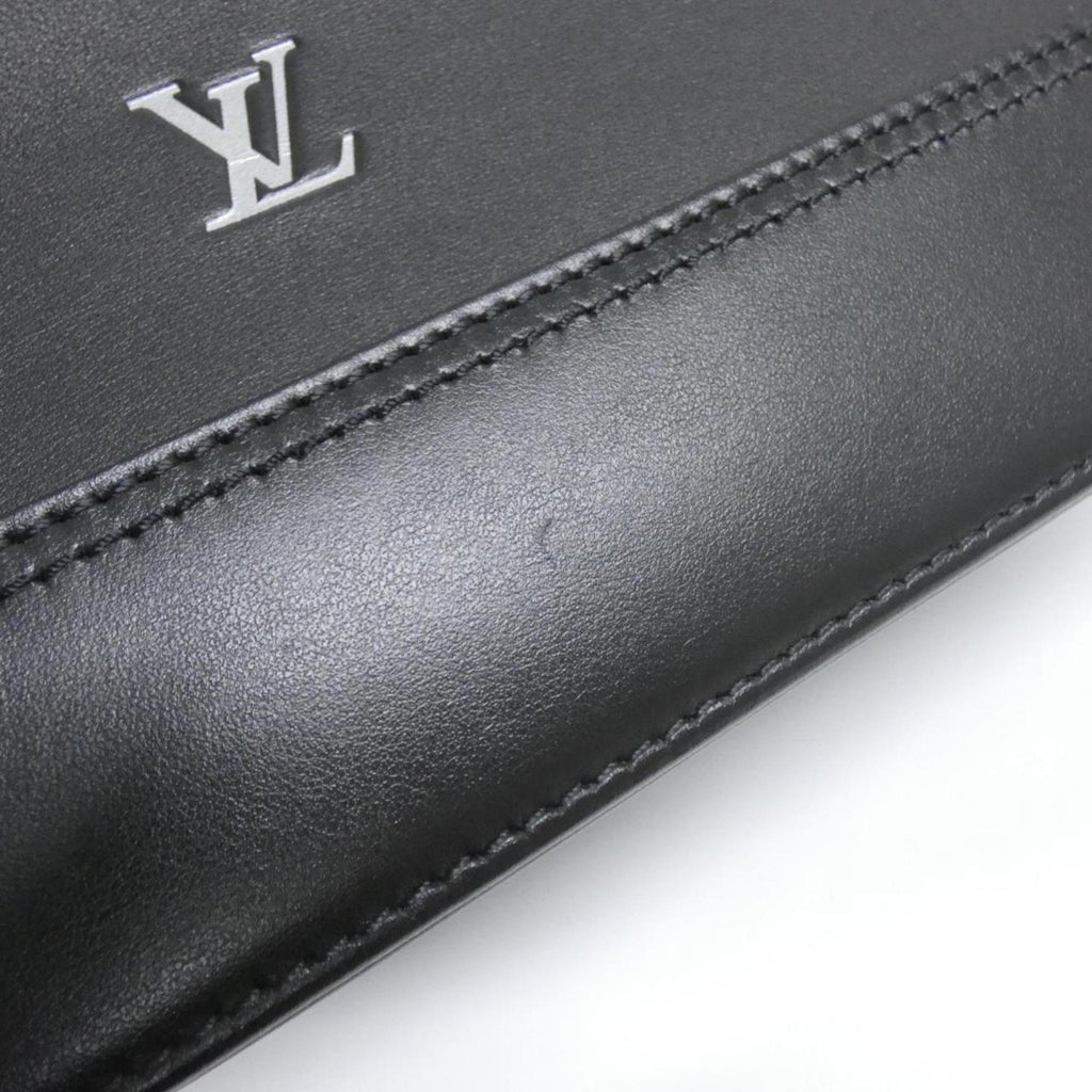 Louis Vuitton Black Leather Handbag