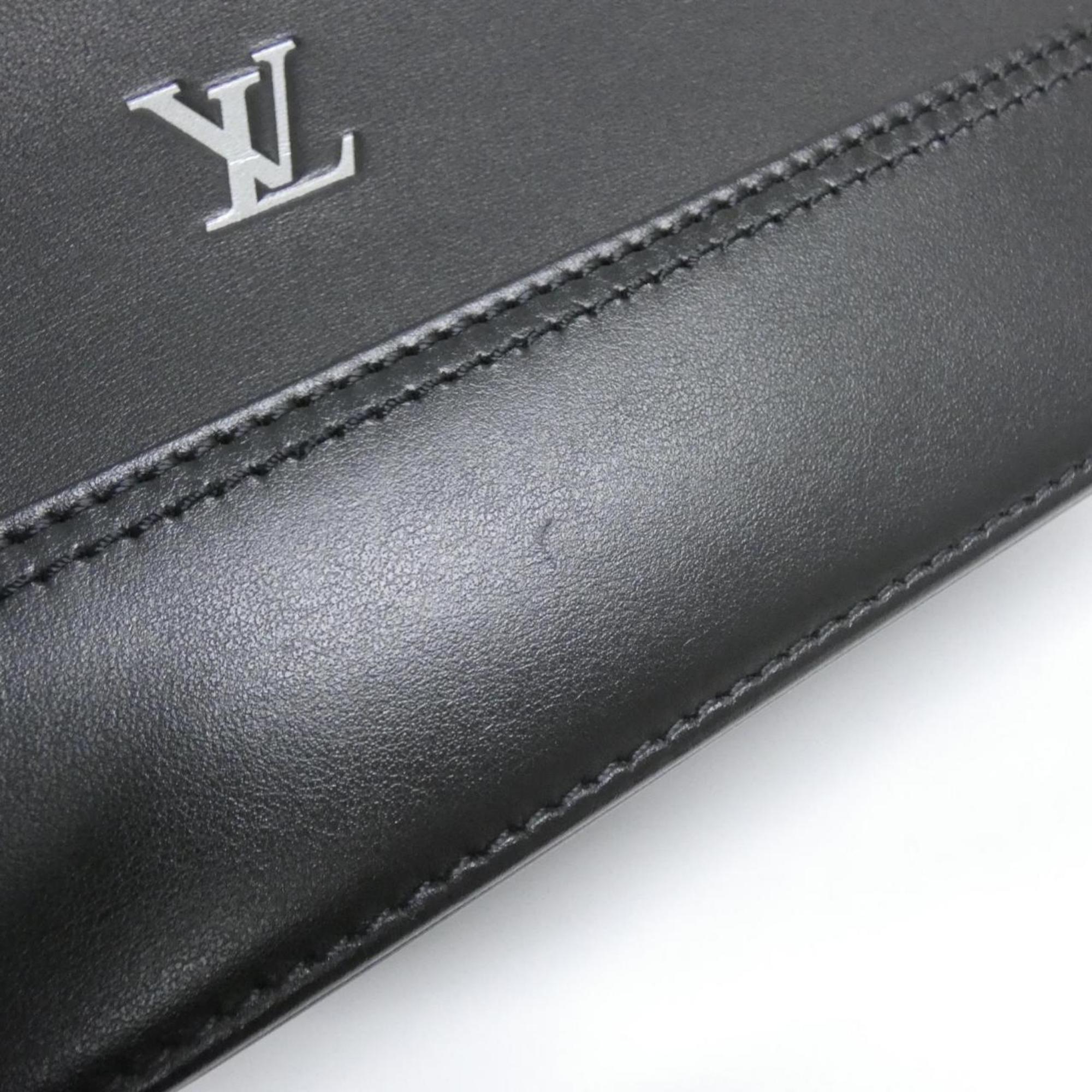 Louis Vuitton Black Leather Handbag