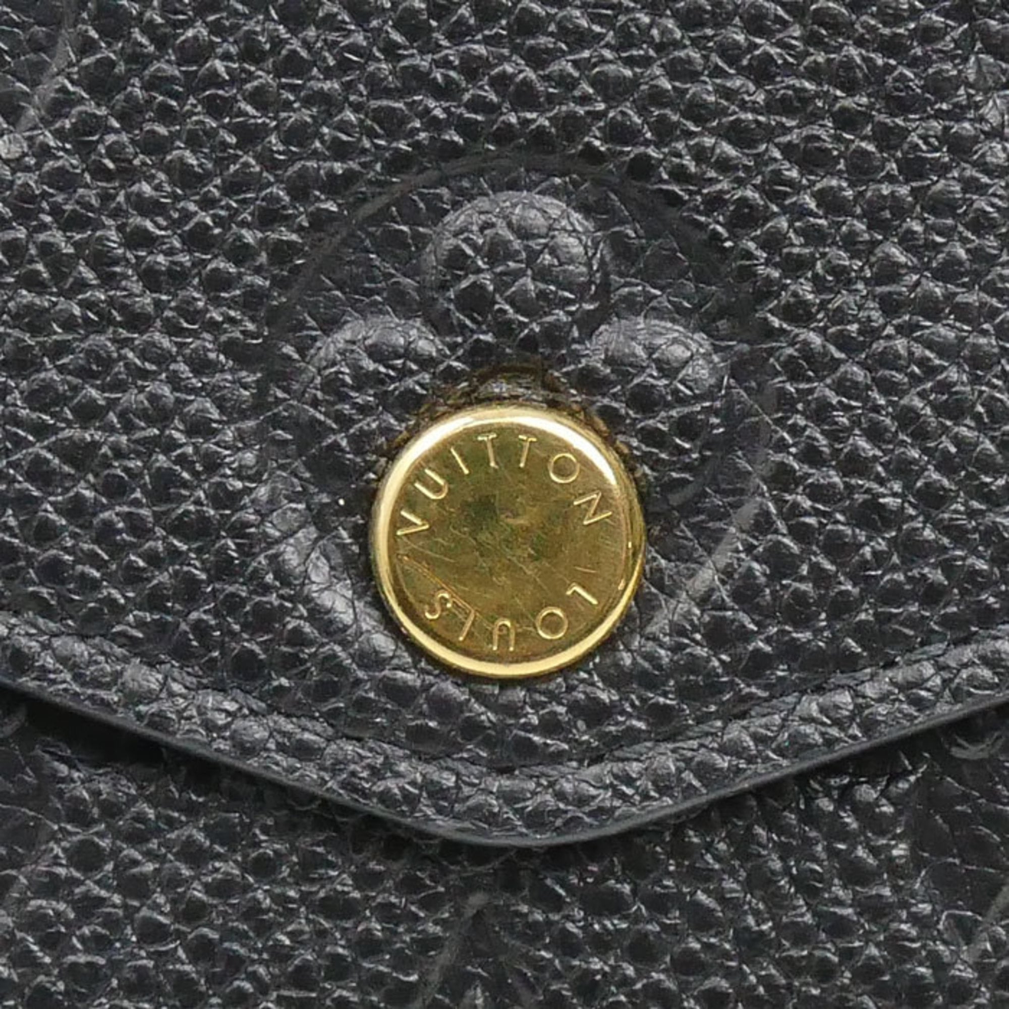 Louis Vuitton Black Monogram Empreinte Long Wallet