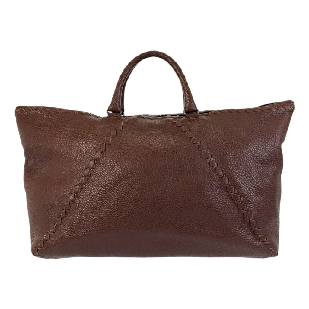 Bottega Veneta Brown Leather Handbag Tote Bag