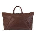Bottega Veneta Brown Leather Handbag Tote Bag
