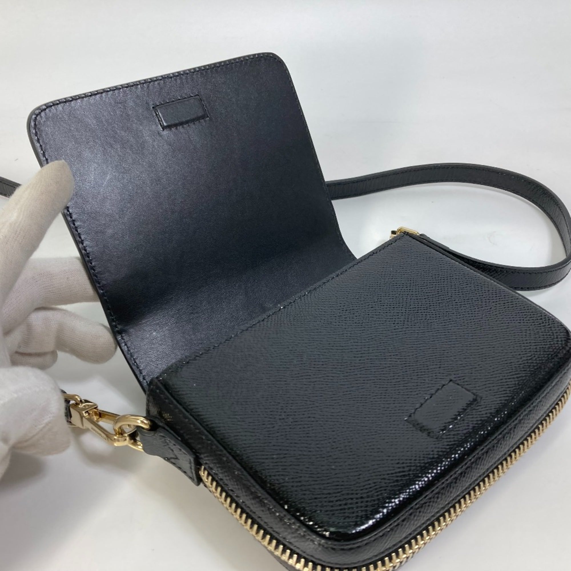 Burberry Black Leather Shoulder Bag
