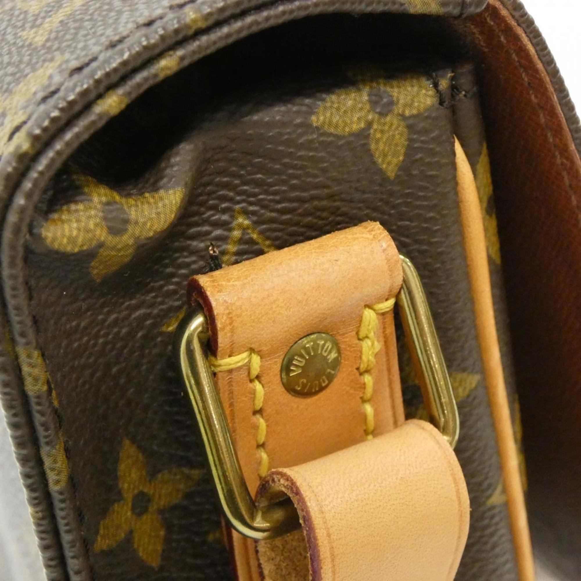 Louis Vuitton Marron Coated Canvas Shoulder Bag