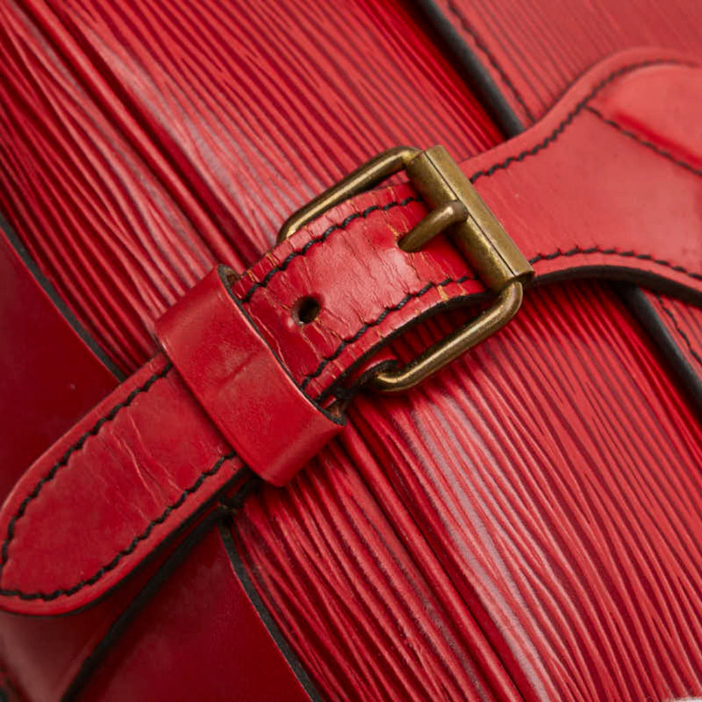 Louis Vuitton Epi Castilian Red Leather Shoulder Bag