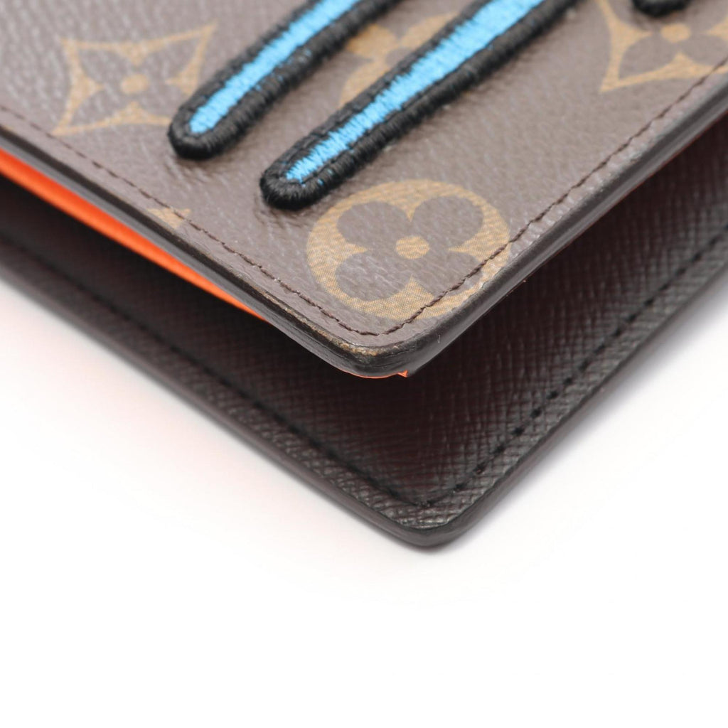 Louis Vuitton Brown Multi-Color Coated Canvas Long Wallet
