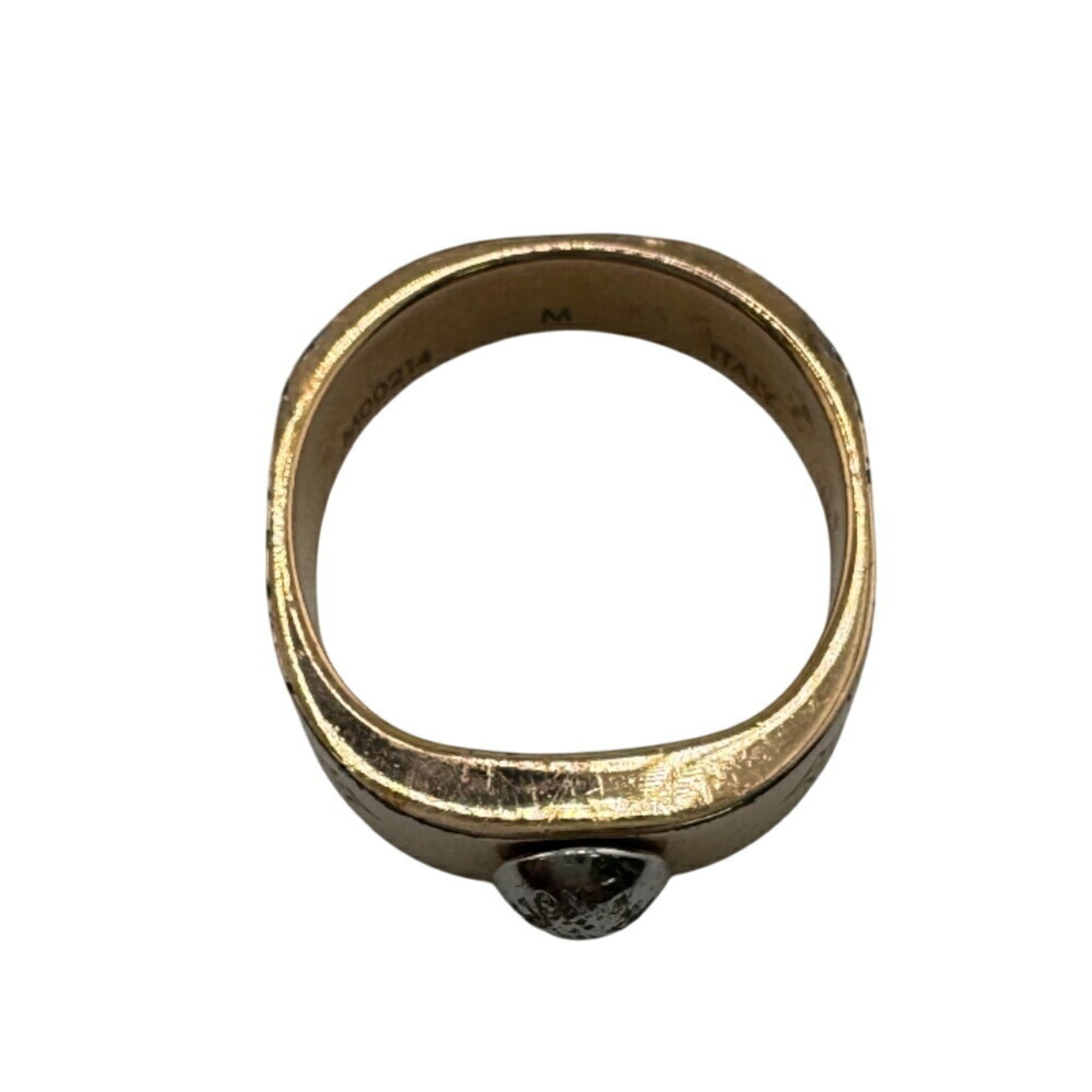 Louis Vuitton Pink Gold Metal Band Ring