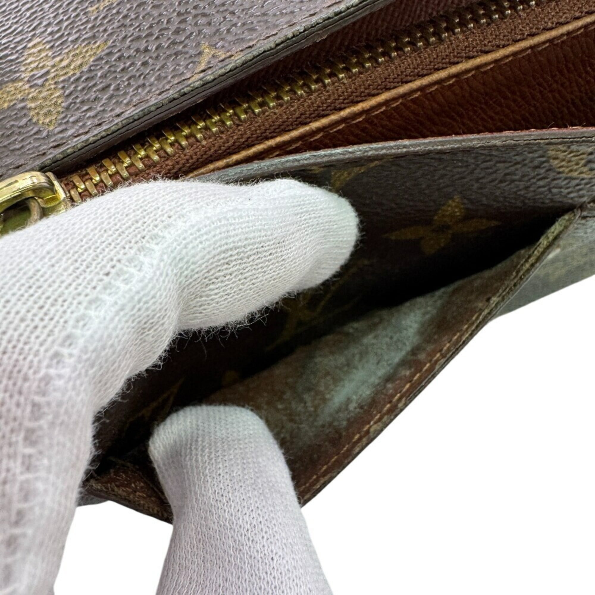 Louis Vuitton Monogram Brown Leather Wallet