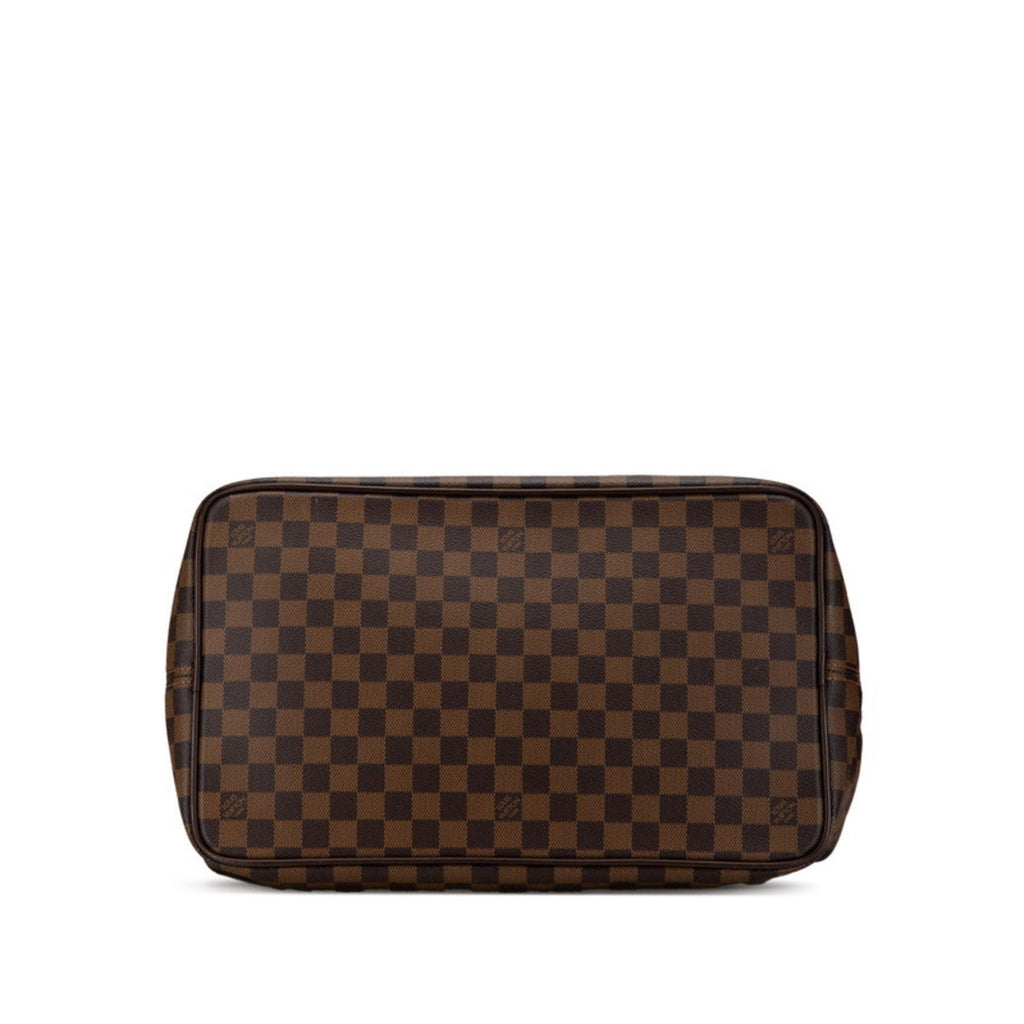 Louis Vuitton Brown Pvc Leather Boston Bag