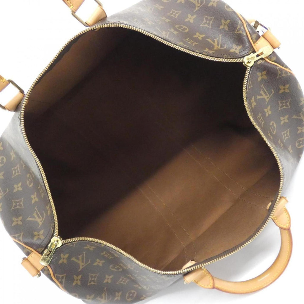 Louis Vuitton Marron Coated Canvas Boston Bag