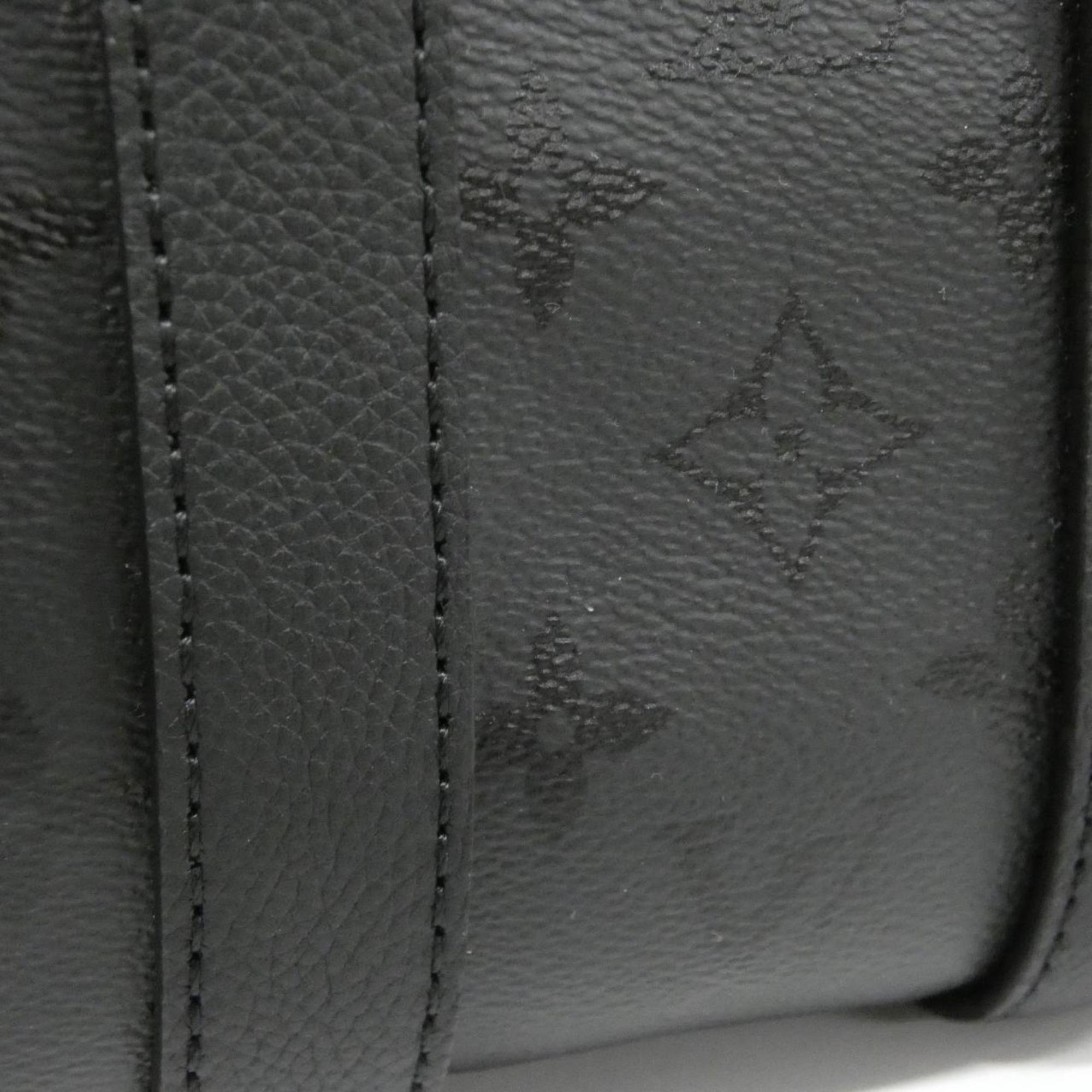 Louis Vuitton Black Leather Handbag