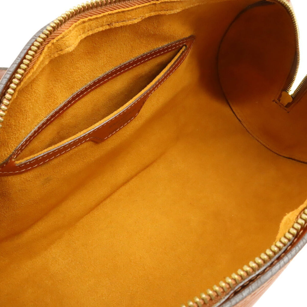 Louis Vuitton Brown Epi Leather Handbag Pouch Shoulder Bag