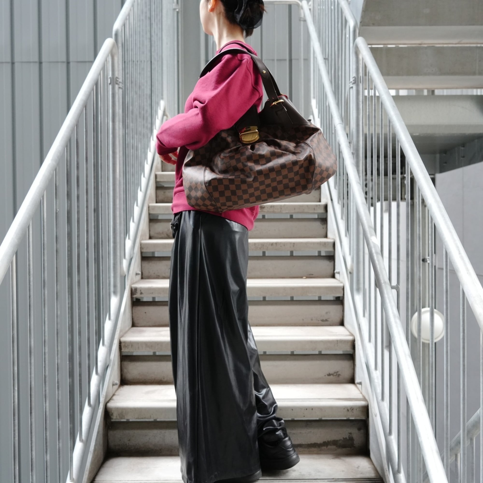 Louis Vuitton Damier Brown Shoulder Bag