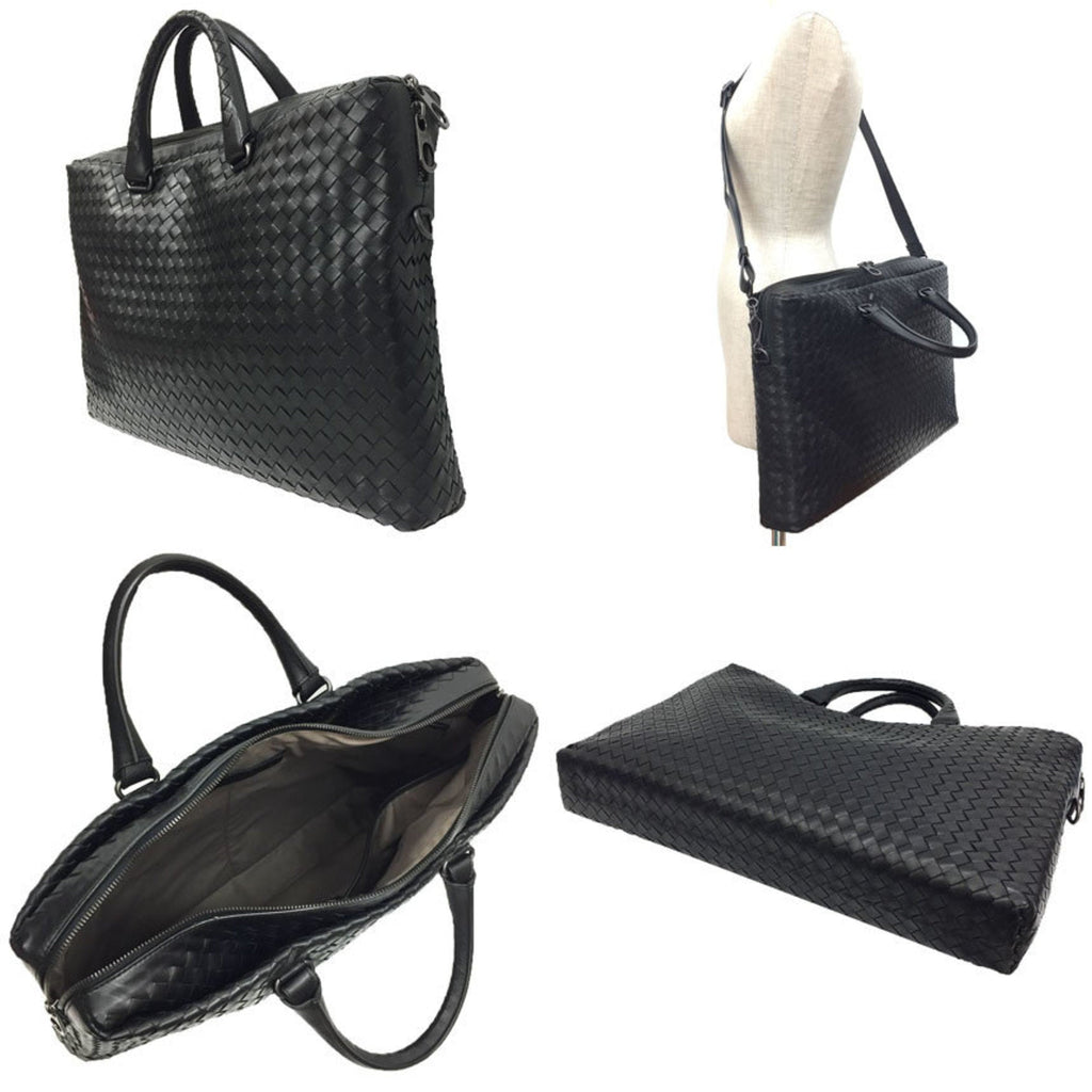 Bottega Veneta Black Leather Handbag