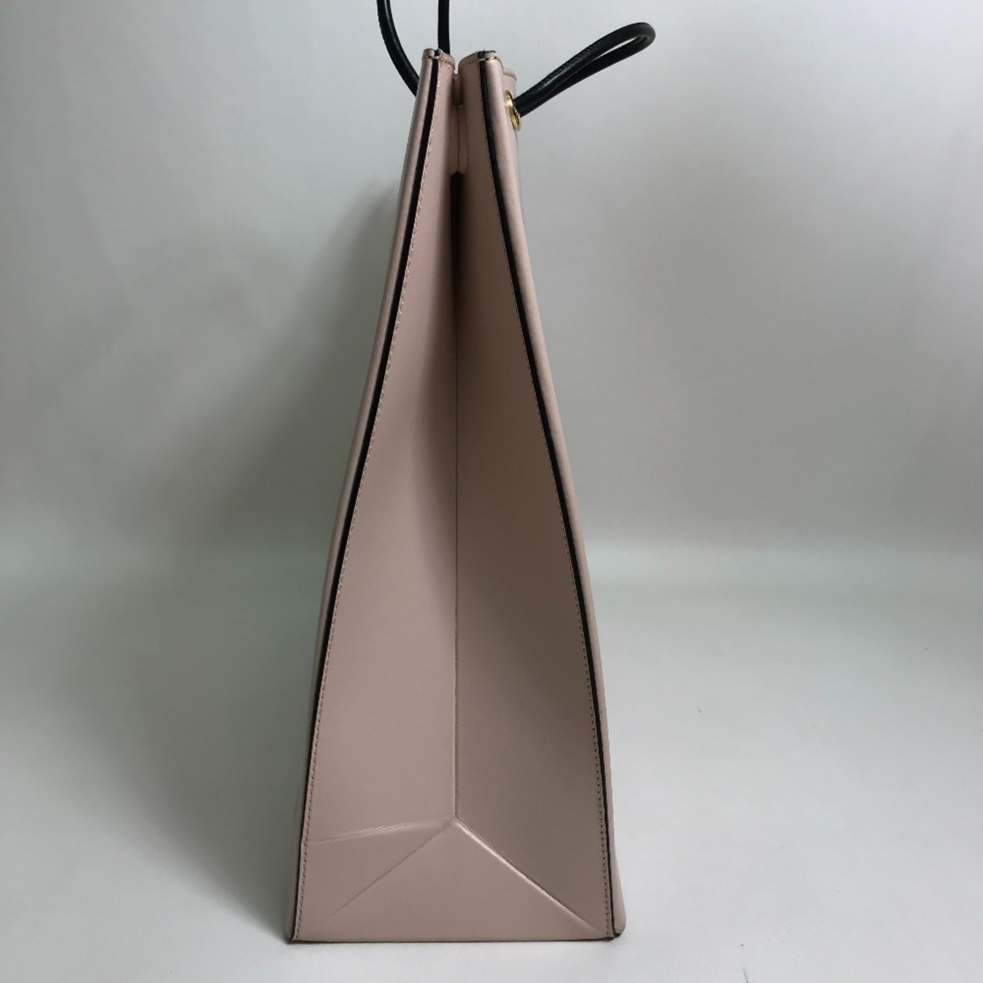 Fendi Pink Leather Tote Bag