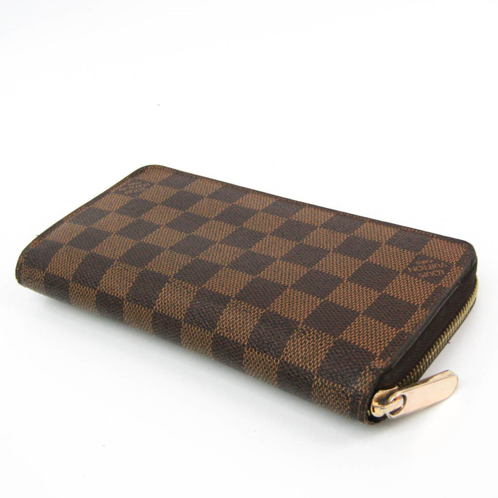Louis Vuitton Damier Ebene Damier Canvas Long Wallet