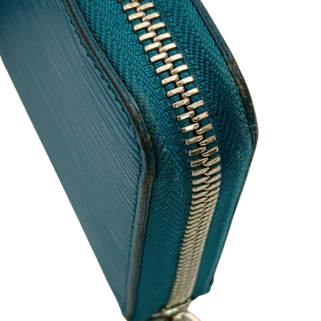 Louis Vuitton Epi Blue Cyan Epi Leather Long Wallet