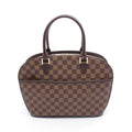 Louis Vuitton Brown Damier Canvas Pvc Leather Handbag