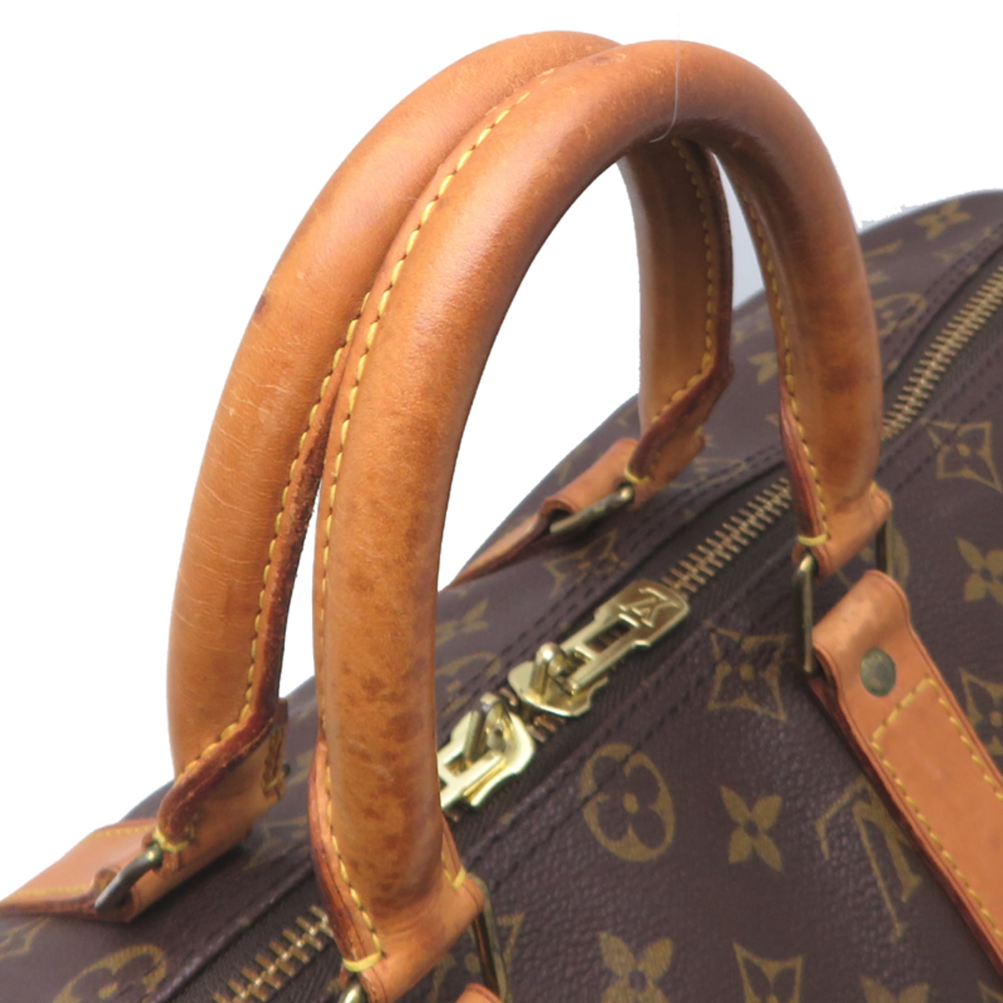 Louis Vuitton Brown Monogram Boston Bag