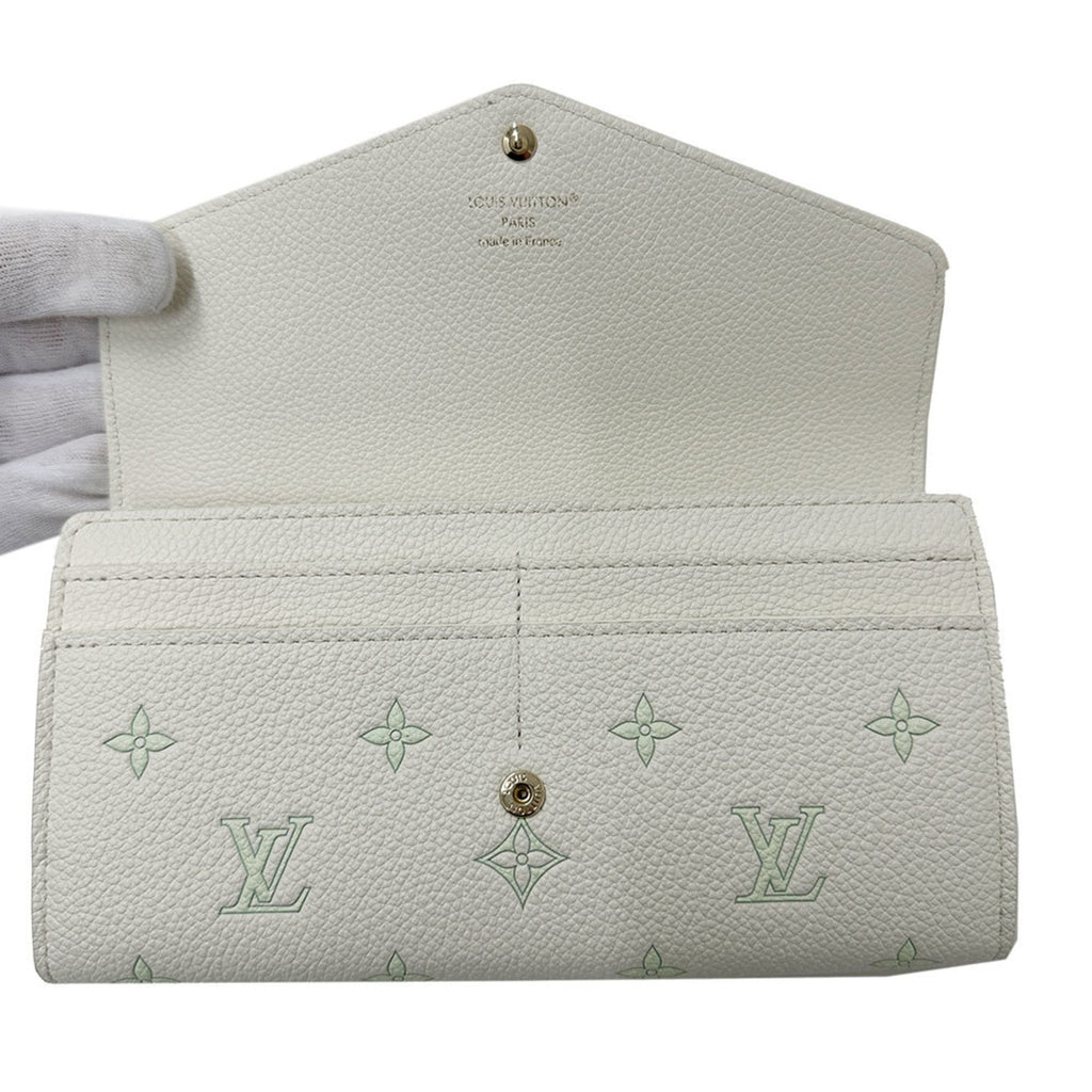 Louis Vuitton Monogram Empreinte White Monogram Empreinte Long Wallet