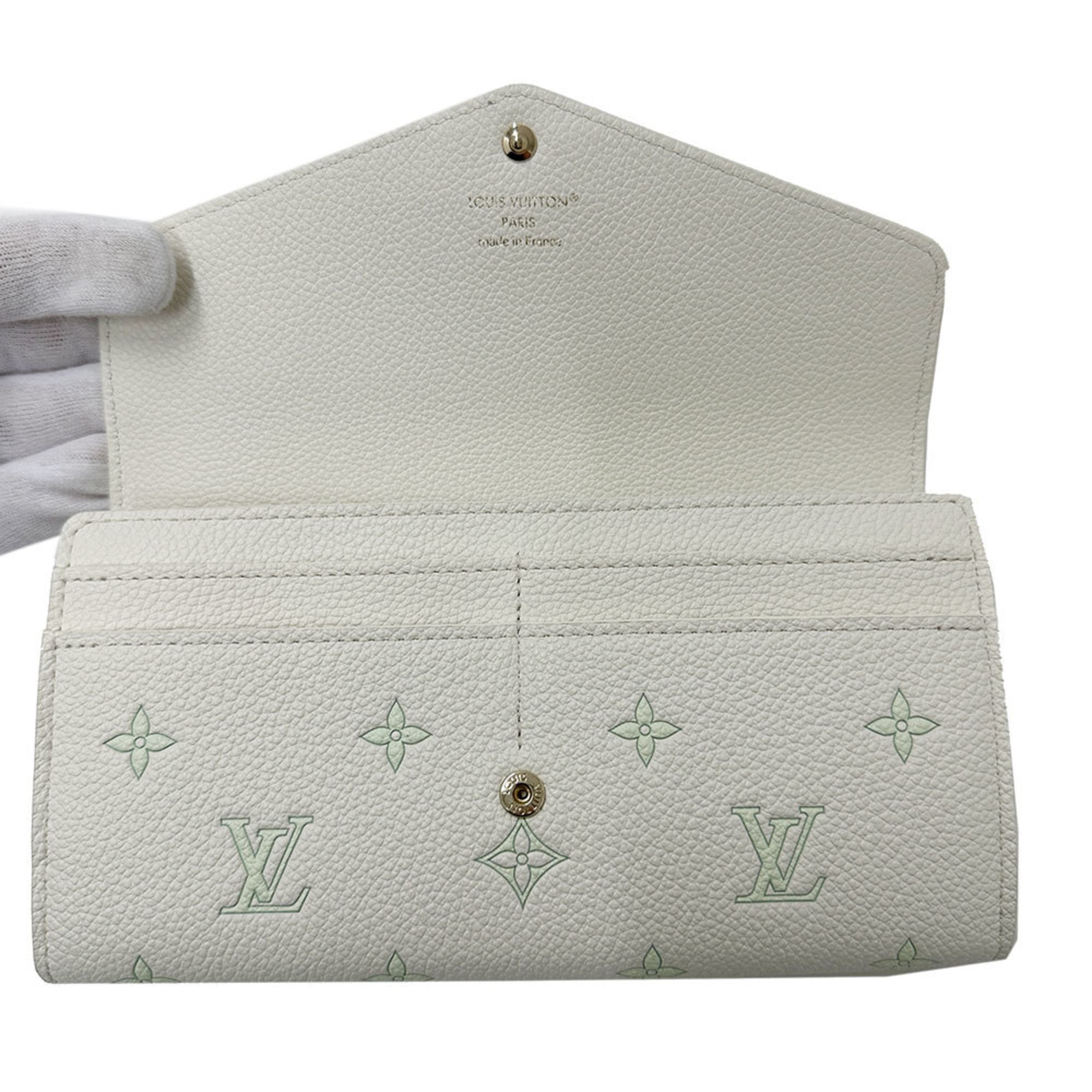 Louis Vuitton Monogram Empreinte White Monogram Empreinte Long Wallet