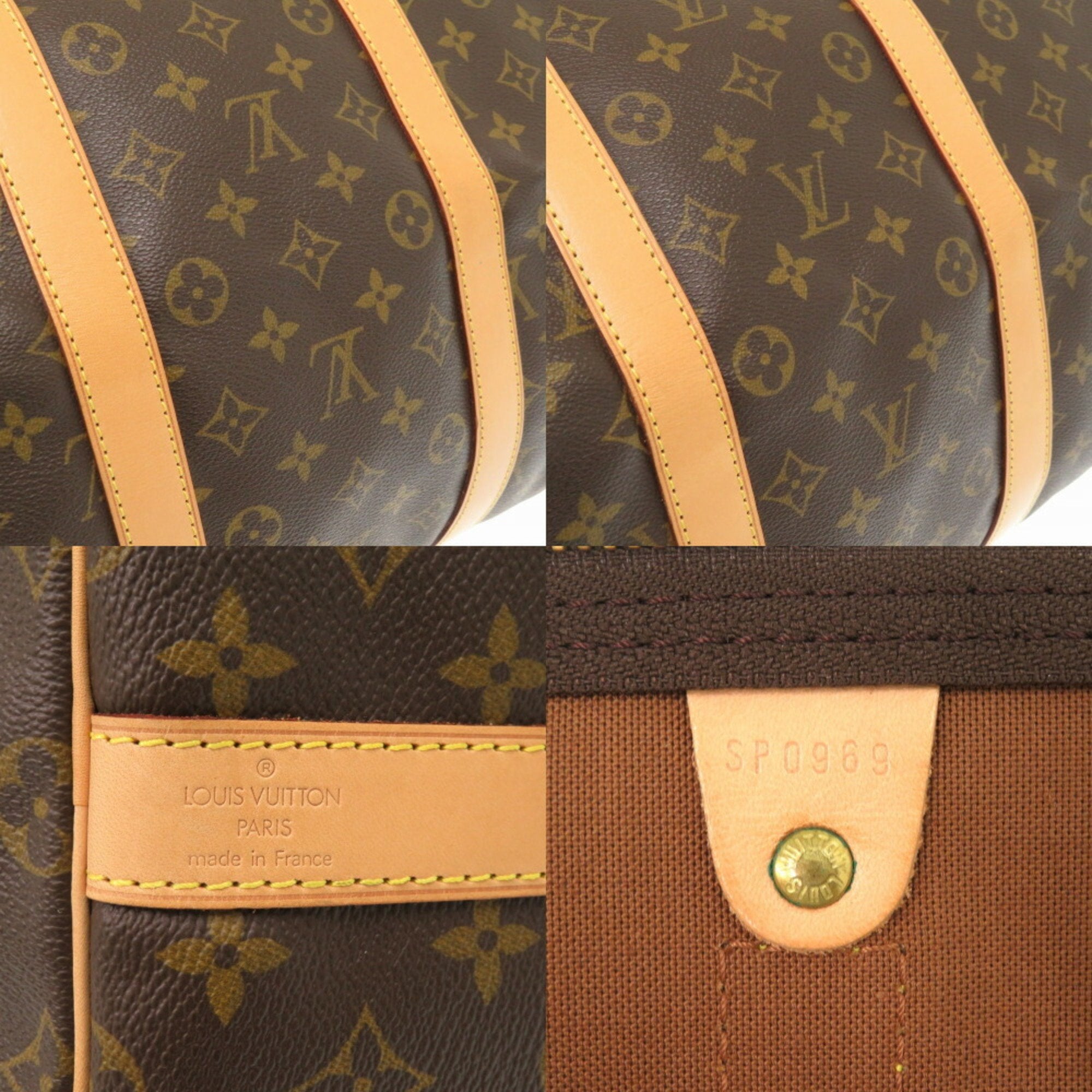 Louis Vuitton Brown Monogram Boston Bag