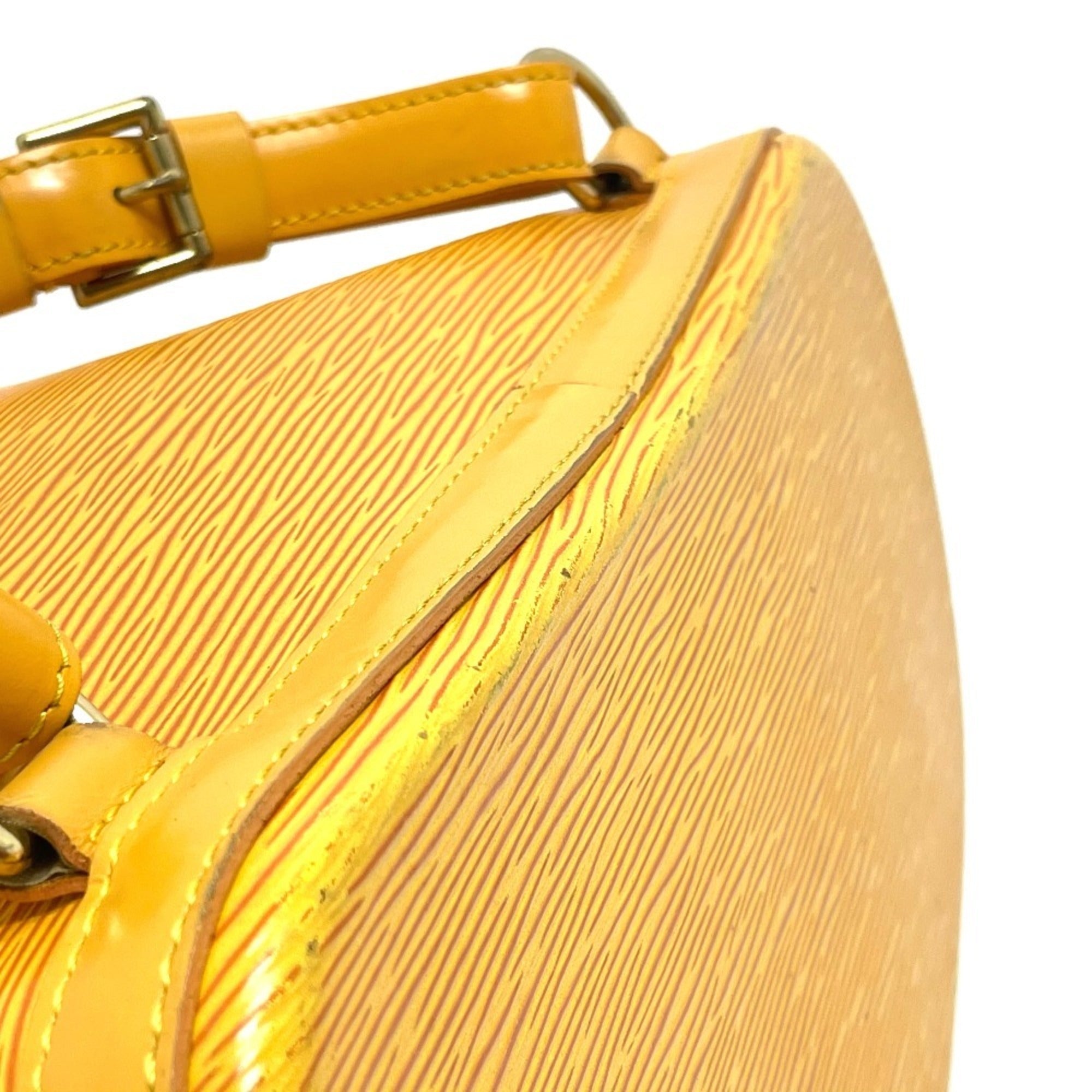Louis Vuitton Epi Yellow Epi Leather Backpack