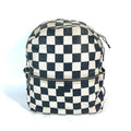 Saint Laurent Beige Black Coated Canvas Leather Backpack (Pre-Owned)
