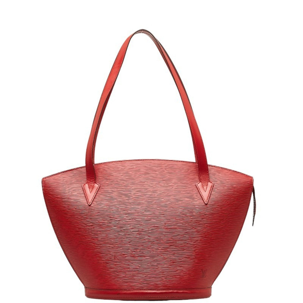 Louis Vuitton Castilian Red Leather Shoulder Bag Tote Bag